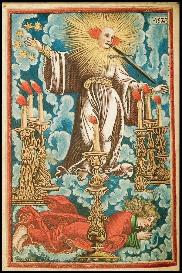 루터에 의해 그리스어 원본에서 신약 전체가 번역된 첫번째 독일어 번역본('Das Newe Testament Deutzsch')에 실린 이미지, 1522년 9월 Melchior Lotter the Younger에 의해 출판 (사진= bibliodyssey.blogspot.com)